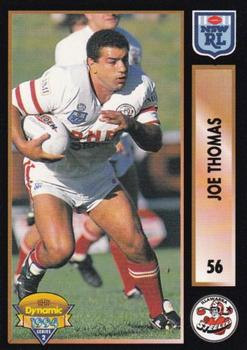 1994 Dynamic Rugby League Series 2 #56 Joe Thomas Front